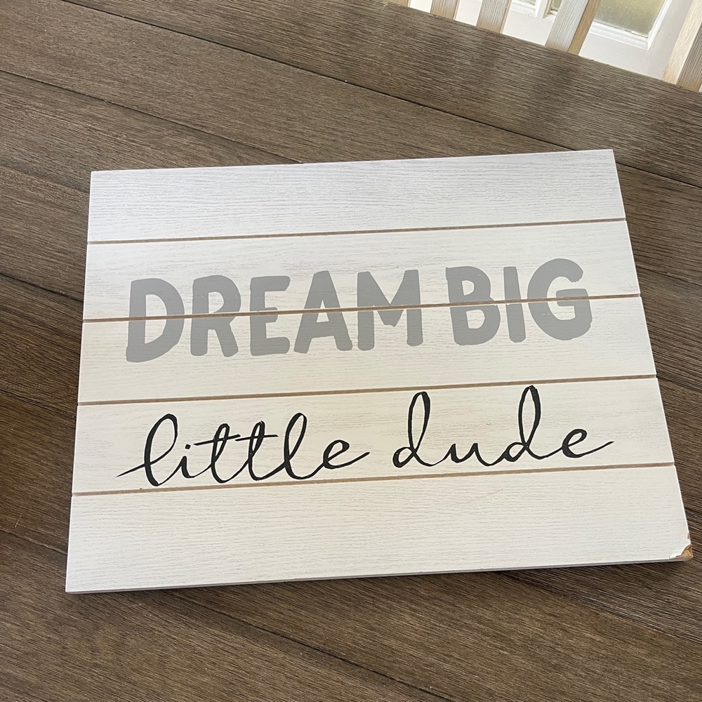 Room Decor Sign Little Dude